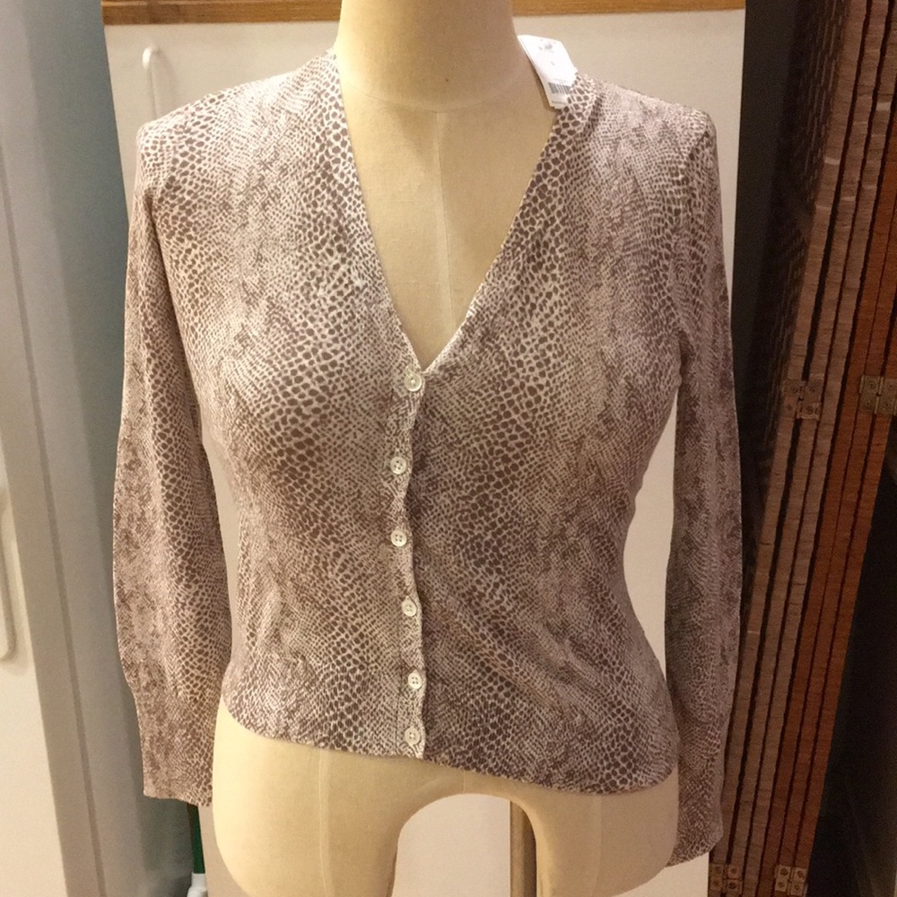 Banana Republic Snake Skin sweater